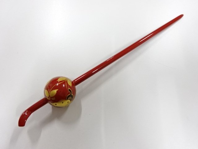 JAPANESE KIMONO / ANTIQUE LACQUERED LACQUER WARE